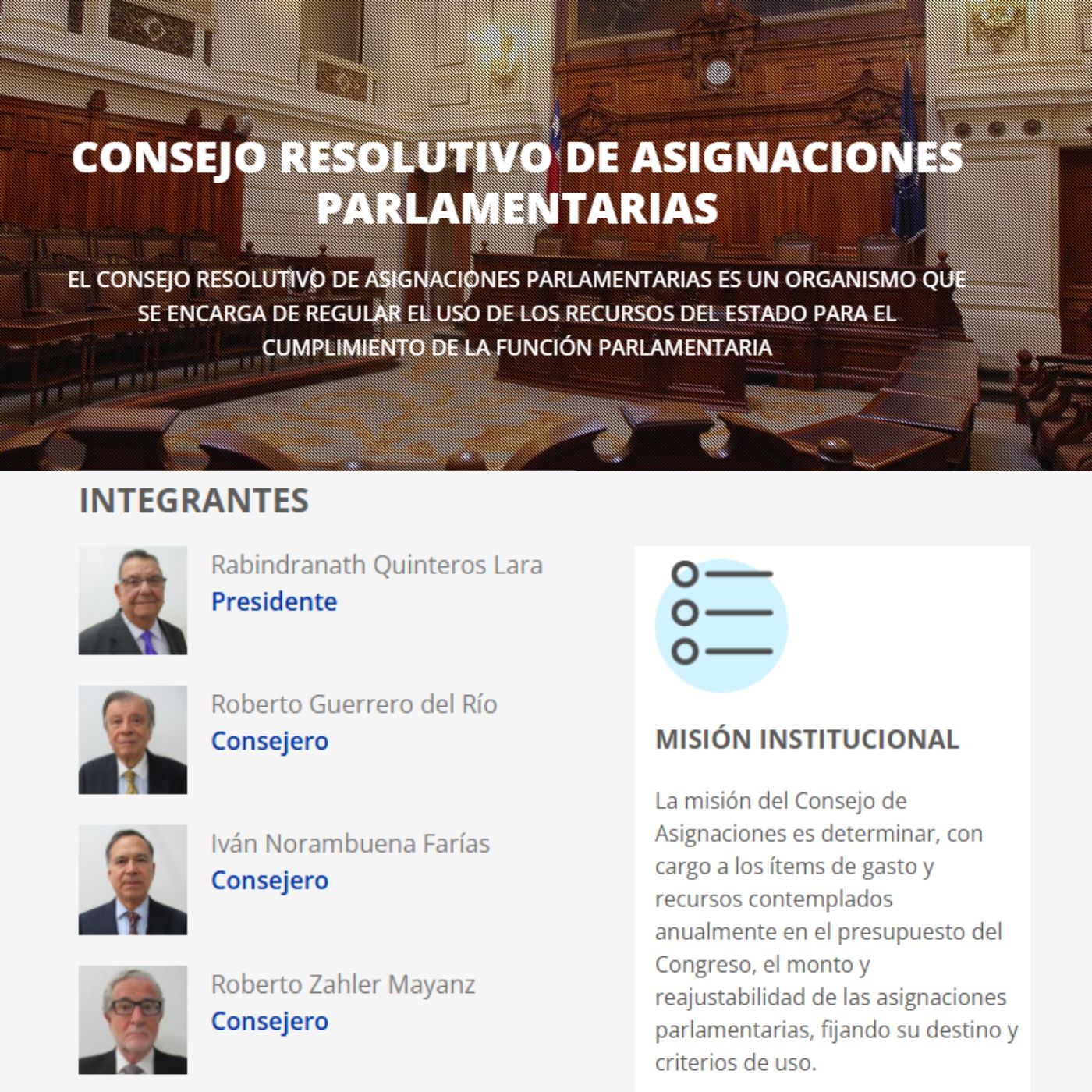 Consejo Resolutivo de Asignaciones Parlamentarias