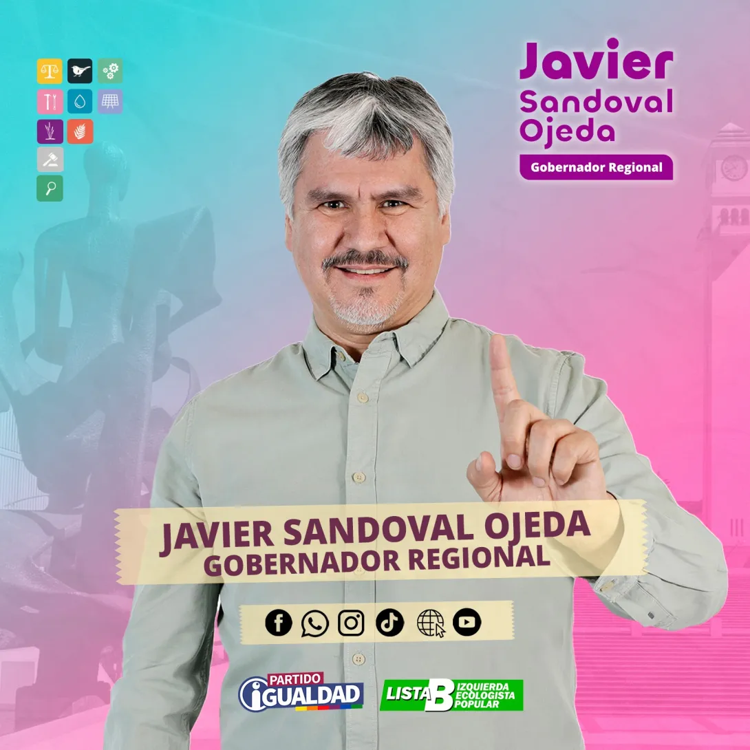 Javier Sandoval Ojeda Gobernador Regional 